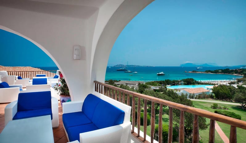 HOTEL ROMAZZINO - VIEW FROM THE BAR